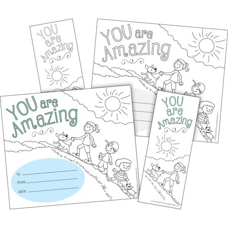 Barker Creek Color Me! Recognition Awards & Bookmarks Set, 180/Set  3743